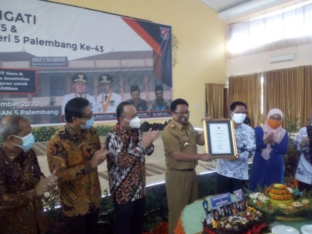 Ini Pesan Kadisdik Sumsel untuk SMA Negeri 5 Palembang