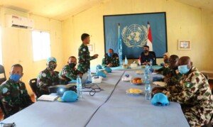 Satgas Kizi TNI Konga XX-Q/MONUSCO Terima Inspeksi Tim OEI Dari Goma