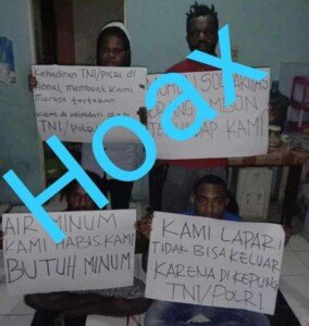 Video Pengepung Asrama Honai Wayame Ambon Maluku oleh TNI-Polri Adalah Hoax