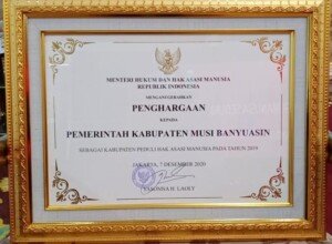 Muba Dinobatkan Jadi Kabupaten Peduli HAM ke-4 Kalinya