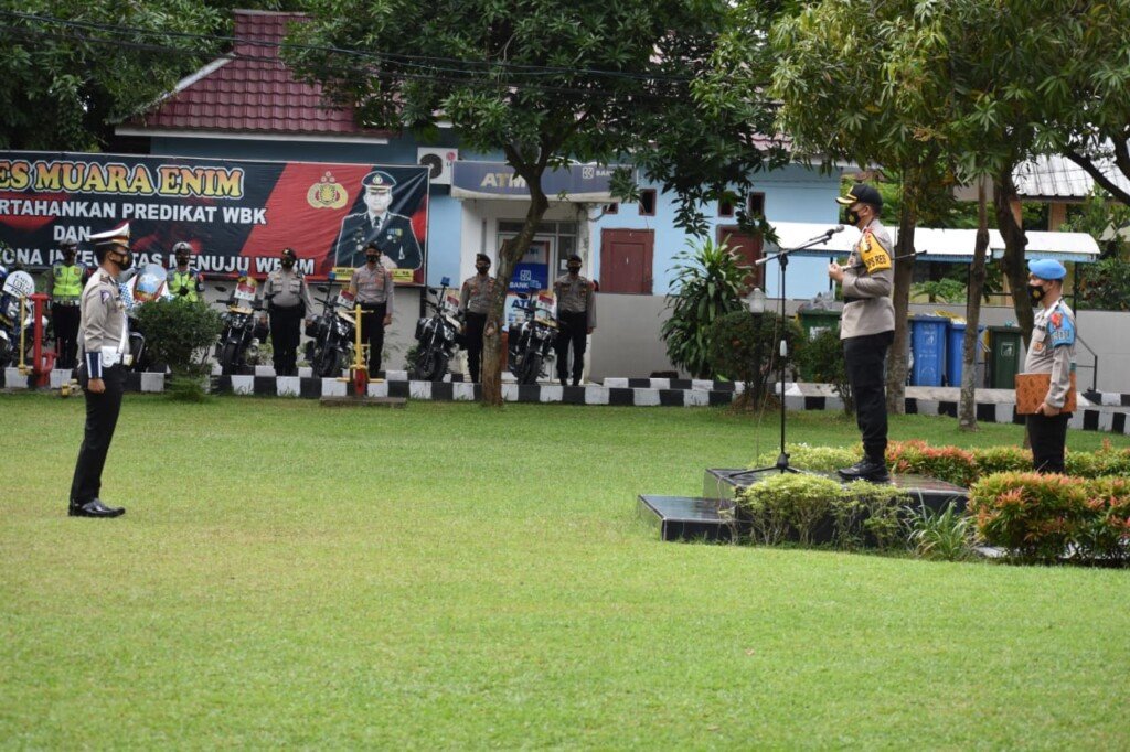 Kapolres Muara Enim Ingatkan Prokes Cegah Covid-19 Saat Operasi Musi 2020