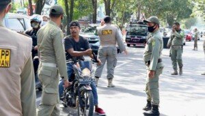 Puluhan Warga Medan Terjaring Tim Satgas Covid 19 Karena Tidak Pakai Masker