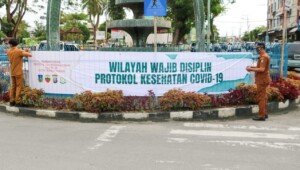 Tim Operasi Natama Pemkot Tebingtinggi Sosialisasikan Waspada Covid – 19