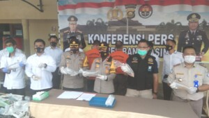 Polres Banyuasin Berhasil Gagalkan Penyelundupan 28.200 Lobster