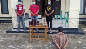 Satroni Rumah Tetangga, SO Ditangkap Anggota Polsek Gedung Aji