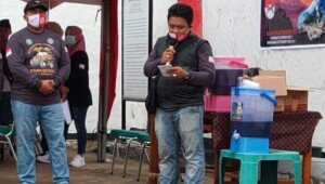 Menumbing Jeep Community dan Kodim 0431 Bangka Barat Bansos dan Baksos Bersama