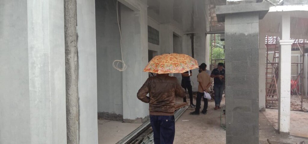 PPK IBS RSUD Depati Hamzah Sungailiat Ajak Wartawan Doakan Proyek Cepat Selesai