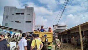 Kembali Tertibkan Pedagang di Lokasi Eks Pasar Talang Jawa