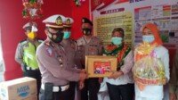 Polres Sergai Beri Bantuan ke Petugas Pos Pam Ops Lilin Toba Nataru 2020