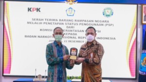KPK Serahkan Tanah Senilai Rp11 Miliar Kepada BNN