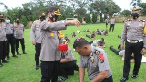 Puluhan Personel Polres Sergai Naik Pangkat