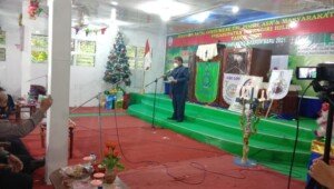 Gereja HKBP Inhil Rayakan Natal Oikumene Terapkan Prokes