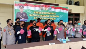 Sepekan, Tujuh Pemain Narkoba Banyuasin Ditangkap