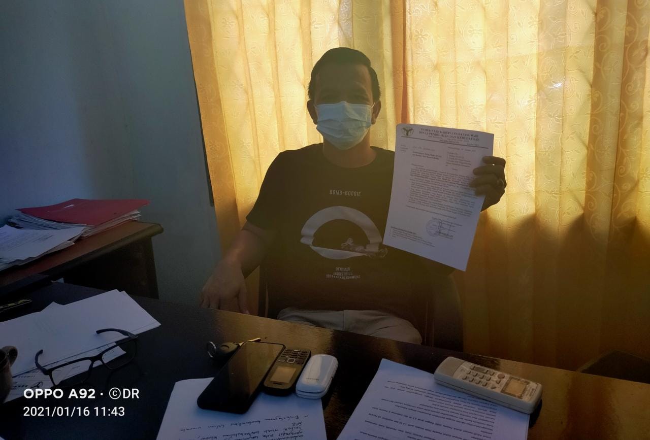 Dinas Pendidikan Batanghari Kasi Kurikulum dan Penilaian Irsil Syarif