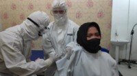 Seluruh Petugas Nakes Poliklinik Polrestabes Palembang Divaksin Covid 19