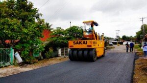 4,75 KM Jalan di Tanjung Enim ‘Menghitam’