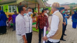 Disdikbud Aceh Tamiang Salurkan Masker di Tingkat Sekolah Dasar