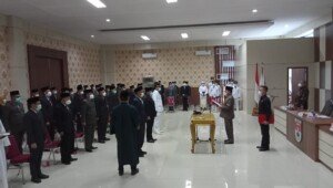 Saply TH Lakukan Pergantian Penempatan Jabatan Pejabat Pemkab Mesuji