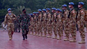 Kontingen Garuda TNI Siap Mengemban Misi Negara di Afrika Tengah