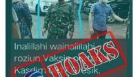 Hoax !! Danramil Kebomas di Gresik Meninggal Akibat Disuntik Vaksin Covid-19