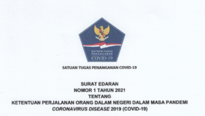 Satgas Covid-19 Terbitkan SE tentang Ketentuan Perjalanan Dalam Negeri Pada 9-25 Januari 2021, Ini Isinya