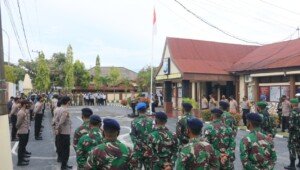 Sebanyak 216 Personil Gabungan TNI Polri Disiagakan untuk Malam Tahun Baru