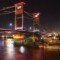 Suasana pergantian malam tahun baru di Palembang.