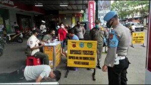 Operasi Yustisi Gabungan TNI-POLRI Polres Banjar Dapati 58 Pelanggar Prokes