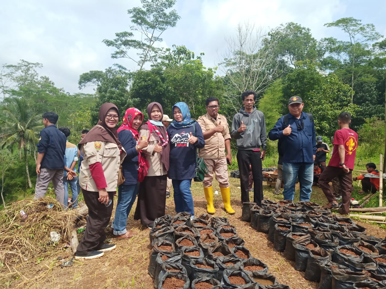 Gerakan Nanam Padi (GNP) di polybag mulai digalakkan di Ciamis Jabar (Kayan / Mattanews.co)