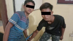 Kepergok Akan Mencuri Motor, Dua ABG Masuk Sel Besi
