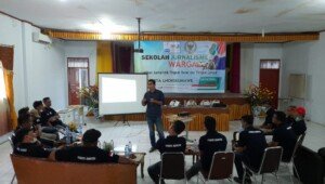 Senator Aceh Launching Program Sekolah Jurnalisme Warga PPWI Lhokseumawe