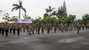 Gelar Upacara Latharpuan Tahun 2021, Ini Pesan Dansat Brimob Polda Jabar