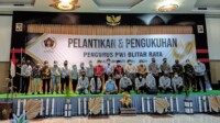 Pengurus PWI Blitar Raya Dilantik, Ini Harapan Wako Santoso