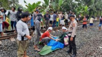 Perlintasan Kereta Prabumulih Kembali Telan Korban, 2 Orang Tewas & 1 Kritis