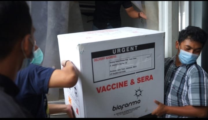 Vaksin Sinovac sudah tiba di Blitar Jaya Jawa Timur (Jatim) (Robby / Mattanews.co)
