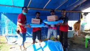 IKS Pencak Silat Teluk Bintuni Papua Barat Salurkan Bantuan Bencana ke Sulbar