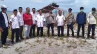 Tim Satker BWS Sumatera IV Tinjau Abrasi Pantai di Lingga