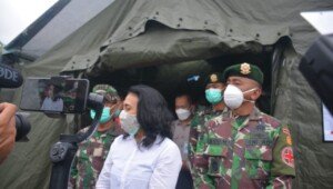 Menteri PPPA Takjub Terhadap Kemandirian Rumah Sakit Lapangan Milik TNI-AD