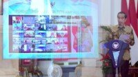 Presiden Jokowi Hadiri Puncak Peringatan Hari Pers Nasional 2021
