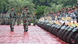 Panglima TNI Pimpin Apel Gelar Kesiapan Tenaga Vaksinator dan Tracer Covid-19