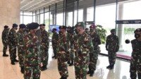 Panglima TNI Terima Laporan Kenaikan Pangkat 23 Perwira Tinggi