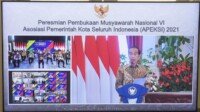Buka Munas Apeksi, Presiden Jokowi Minta Pemda Perbanyak Program Padat Karya