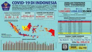 Update 18 Februari 2021 Korban Covid-19 di Indonesia: 1.252.685 Positif, 1.058.222 Sembuh, 33.969 Meninggal