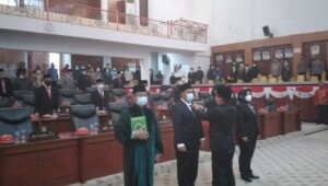 Tiga Anggota PAW DPRD Provinsi Babel Dilantik