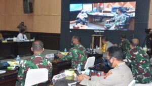 Danrem 044/Gapo Ikuti Rapat Pimpinan TNI – POLRI