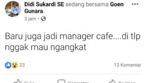 Sindir Manager Kafe di Medsos, Anggota DPRD Jabar Dibalas Kritikan