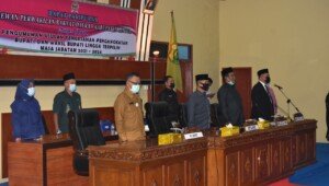 DPRD Kabupaten Lingga Gelar Paripurna Penetapan Kepala Daerah 2021-2024