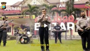 Polres Blitar Ciptakan Lagu Polri yang Presisi, ini Alasannya