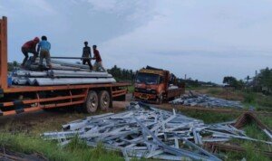 Kendala Teknis dan Non Teknis, Pembangunan Tower 20 KV ke Wahyuni Mandiri Tertunda Penyelesaian