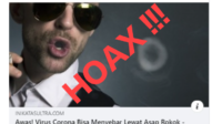 Hoax !! Virus Corona Dapat Menyebar Lewat Asap Rokok